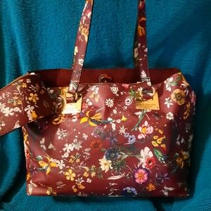BURGUNDY MARC Wilson's Leather Tote/purse